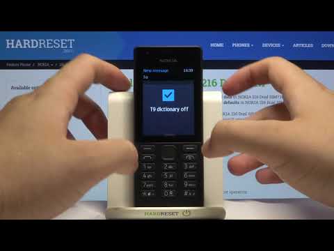 How to Turn On/Turn Off Dictionary T9 on NOKIA 216 – Enable Suggested Words