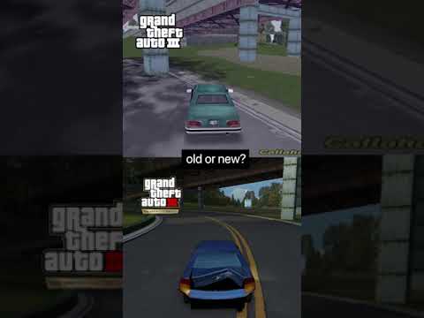 GTA 3 vs GTA 3 The Definitive Edition #shorts #gta