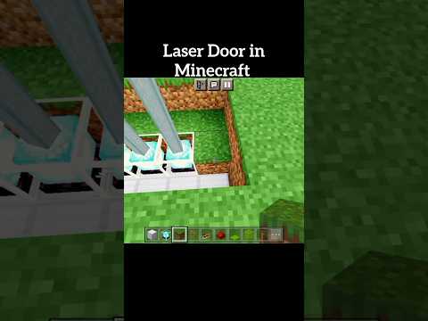 🔥Mind-Blowing Minecraft Laser Door Tutorial!🚪