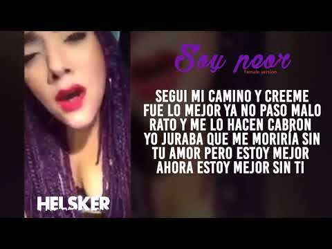 Soy Peor  Respuesta  Laudy Letra