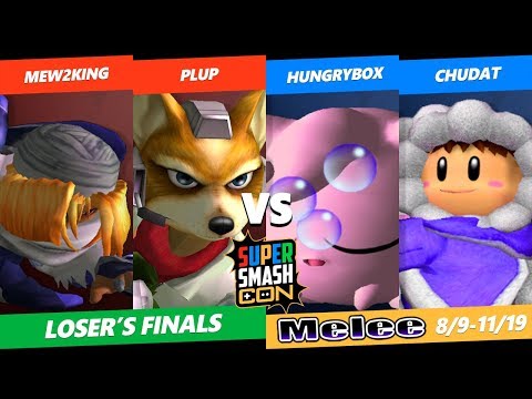 SSC 2019 SSBM Teams -  Hungrybox & Chudat VS  Plup & Mew2king - Smash Melee Loser's Finals