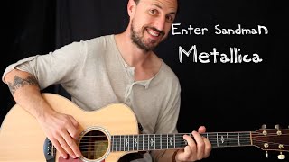 Download lagu EASY GUITAR LESSON | ENTER SANDMAN by Metallica mp3