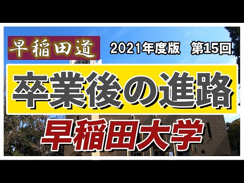 現代経済学科 早稲田道 第15回 〜卒業後の進路（政経・法・商・社学）〜
