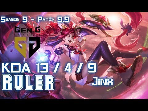 Gen Ruler JINX vs KAI'SA ADC - Patch 9.9 KR Ranked