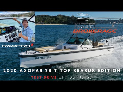 2020 Axopar 28 T-top BRABUS Edition - TEST DRIVE with Dan Jones