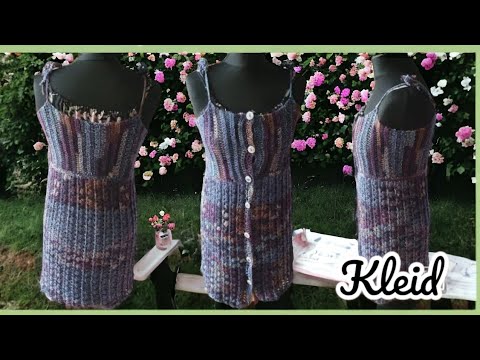 #129 Kleid Papa Meliert häkeln / Anleitung / Kathrinchen Kirschblüte / Unikathies Bobbel Tutorial