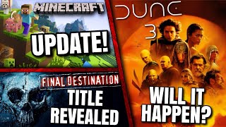 Dune 3, Final Destination 6 First Look, Minecraft Movie Update & MORE!!