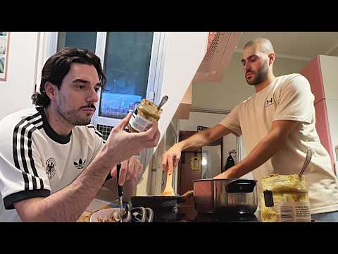 I invite Alessio to dinner but he complains that I cook badly