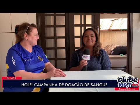 BARIRI : CAMPANHA DE DOAÇÃO DE SANGUE ACONTECE HOJE