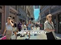 New York Manhattan Summer Walk Lexington Avenue 57th Street 5th Avenue Madison Avenue Broadway