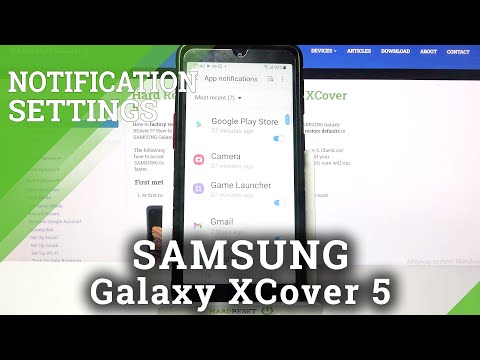 How to Manage Apps Notifications in SAMSUNG Galaxy XCover 5 – Turn ON/OFF Notifications
