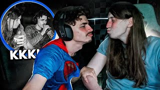 bistecone e felca em um DOMINGO A NOITE! prt 2