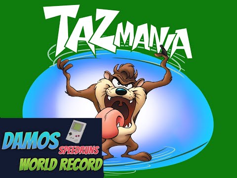 Taz-Mania 2 - NEW World Record - Speed Run Gameplay - Nintendo Gameboy (18 mins 49 seconds)