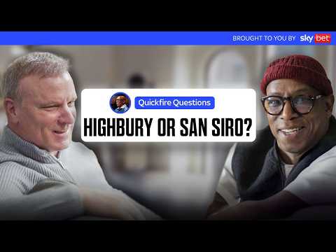 Dennis Bergkamp’s Quickfire Questions with Ian Wright | The Overlap