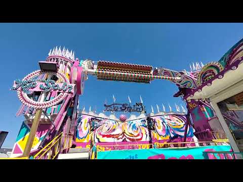 Top Spin No. 1 - Bausch - Testfahrt - Straubing Gäubodenvolksfest 2023.