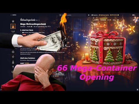 66 Megaweihnachts-Container-Opening // World of Warships // German