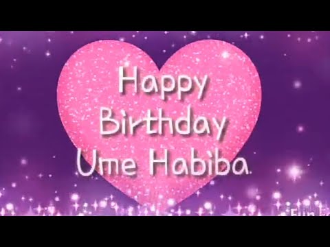 Happy birthday 🎁🎉🎂 Umme Habiba