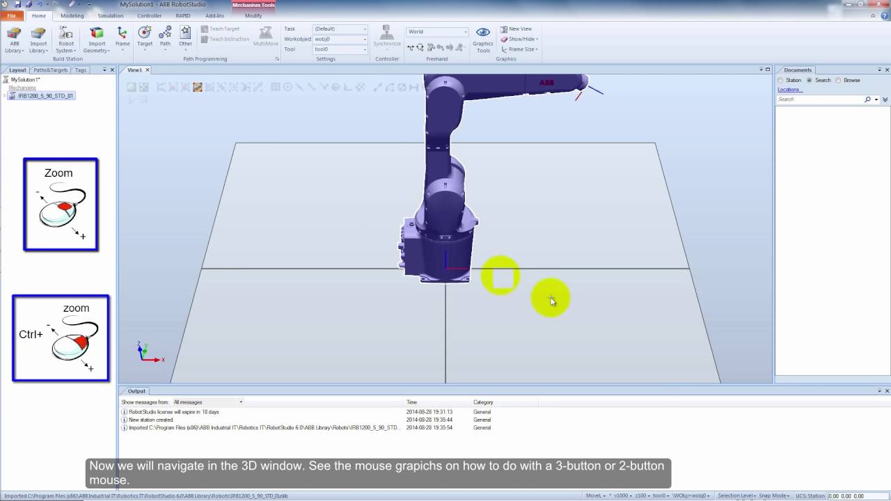 RobotStudio Tutorial Getting Started 1