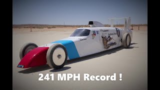 Aardema Braun's  New 241 MPH Land Speed Record - El Mirage 6/12/22