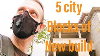 5 city blocks of New construction