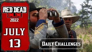 July 13 - RDR2 Online Daily Challenges Guide & Madam Nazar location - RED DEAD ONLINE