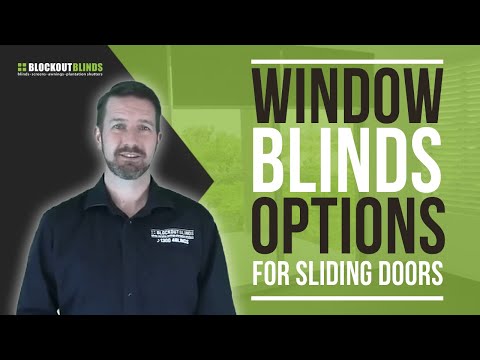 Window blind options for your sliding doors?
