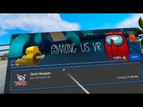 Unlocking the last achievement in Among Us VR (first ever 100%?)