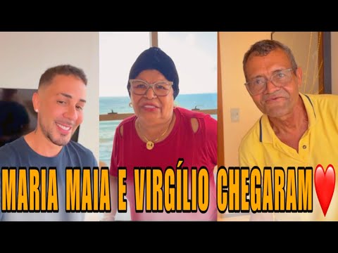 MARIA MAIA E SEU VIRGÍLIO CHEGARAM NA CASA DE CARLINHOS MAIA😍🤭