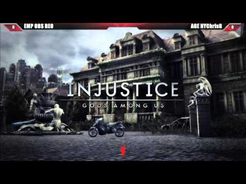 Injustice Loser's Final EMP OBS REO vs AGE NYChrisG East Coast Throwdown V Tournament