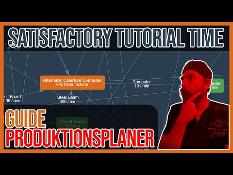 The PERFECT Production Chain - SATISFACTORY Tutorial Update 5 - Production Planning
