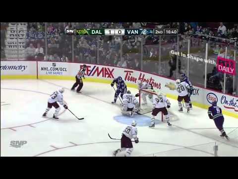 Canucks vs Stars Highlights 2/15/13
