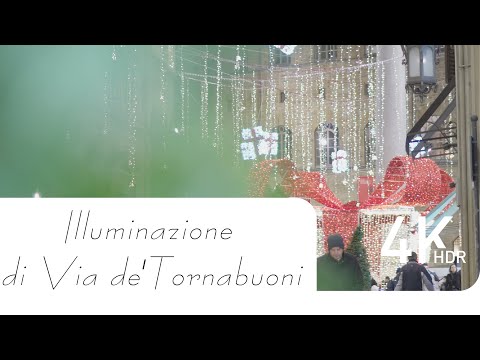 #18 [Florença] Iluminação de Tornabuoni Illuminazione di Via de' Tornabuoni