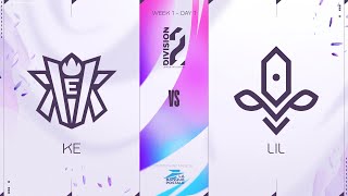 LFL Division2 Spring Split 2022 - W1D2 - KE vs LIL