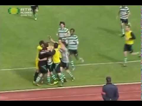 Golaço no Campeonato açoriano de futebol