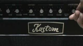 Video thumbnail for KUSTOM KG210FX GUITAR AMP CLEAN SOUND.wmv by chatreeo