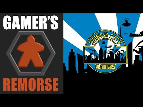 Gamers Remorse - Episode 22 - Monster City Planners Review & Play Through 
