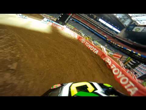 GoPro HD: AJ Catanzaro Practice - Houston Monster Energy Supercross 2011