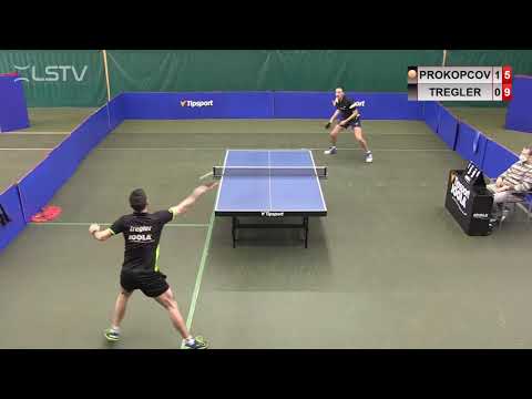 TABLE TENNIS 2020 Dmitrij Prokopcov vs Tomáš Tregler (TTSTAR SERIES, March 27th 2020, Semifinal)