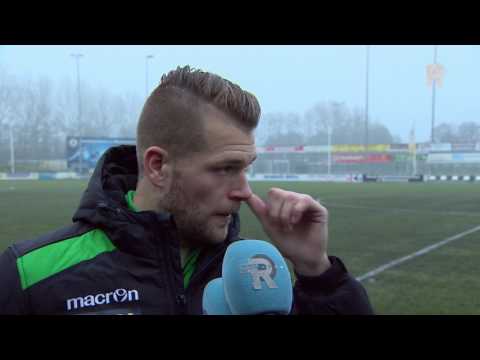 Joey Godee na afloop van Nieuwenhoorn - FC Dordrecht