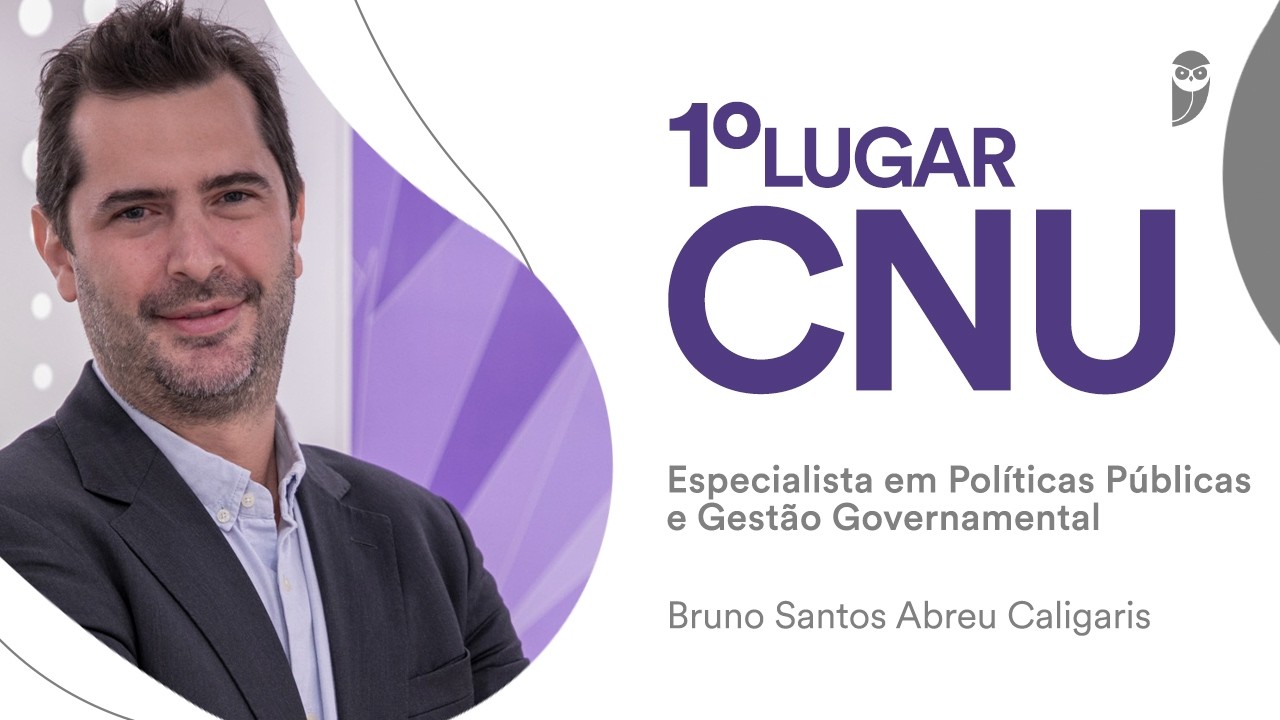 Baile dos Primeiros: Bruno Caligaris, aprovado em 1º lugar para EPPGG no CNU - 1ª edição