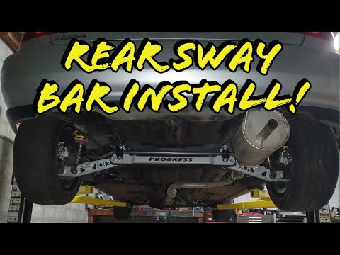 Installing a Progress rear sway bar on my EG civic Hatch