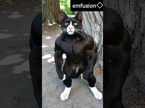 Cat transformations 😁🐱🐾👍 #animalcats #aicatlife #aicatcomedy