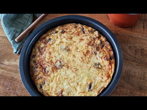 QUICHE SANS PÂTE au POULET