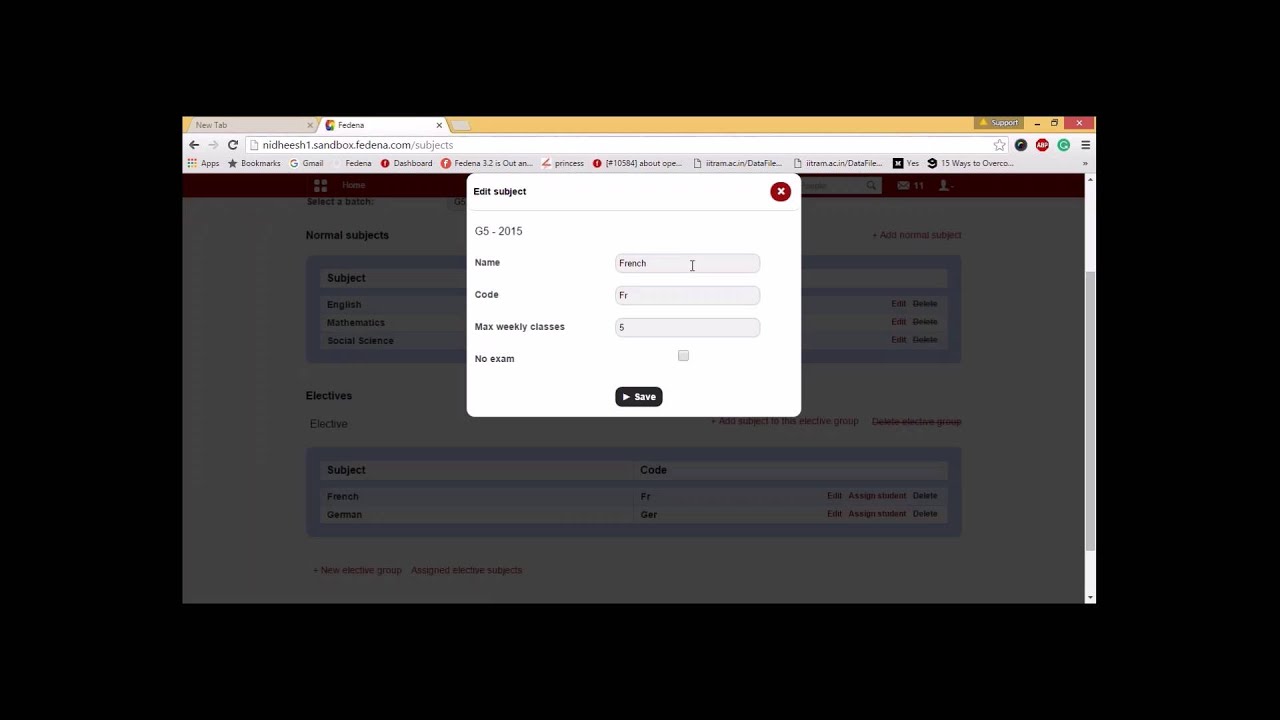 Fedena Core modules Webinar