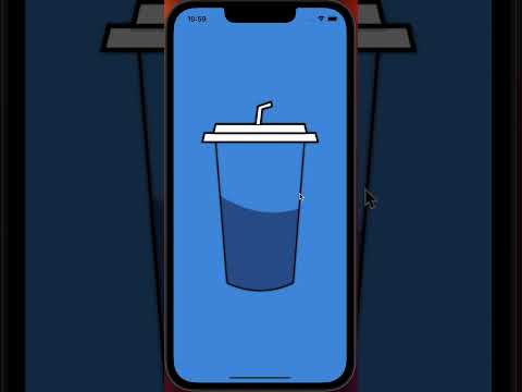 Pepsi animation in native swift uikit by using uibezirepath and cashapelayer