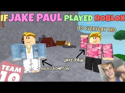 If Jake Paul Played Roblox - 