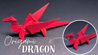 Majestic Origami Dragon | Easy Paper Folding Tutorial! Without Glue & Scissors ✂️