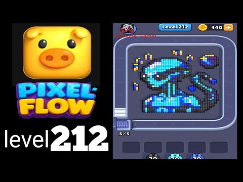 Pixel Flow Level 212 Walkthrough