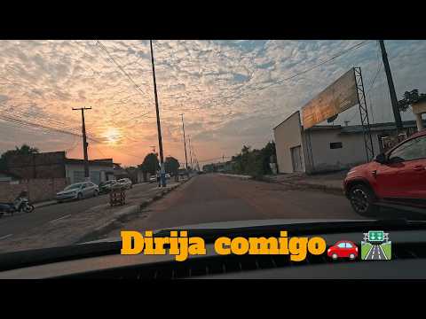 Rolê de carro na cidade de Rorainópolis RR #driving #city