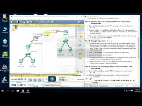 Cisco packet tracer -  11.3.2.2  Test de conectividad